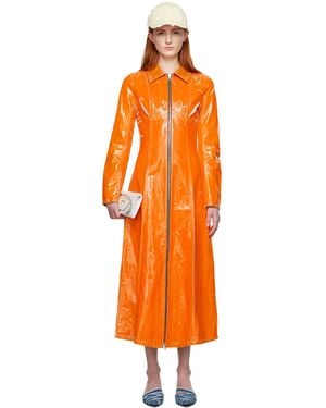 DIESEL Orange De-luis-fsc Denim Maxi Dress