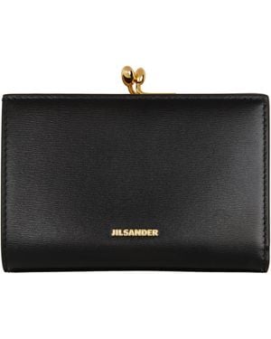 Jil Sander Goji Purse Small Wallet - Black