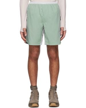 Parel Studios Panelled Shorts - Green