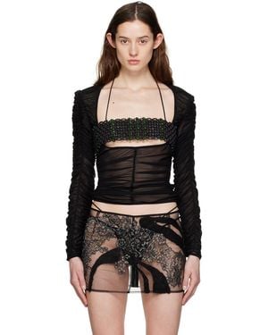 Shawna Wu Ssense Exclusive Long Sleeve T-Shirt - Black