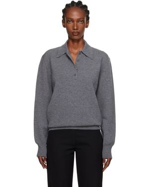 Rohe Compact Knitted Polo - Black