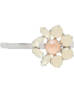 Simone Rocha Mini Heartbloom Hair Clip - Black