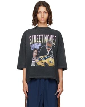 Willy Chavarria 'Street Moves' Buffalo T-Shirt - Blue