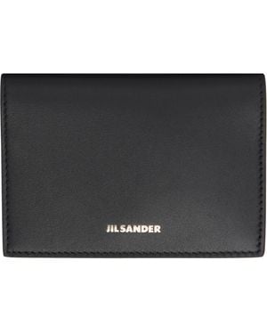 Jil Sander Flat Card Holder - Black