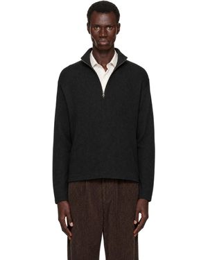 Another Aspect Another 1.0 Zip Sweatshirt - Black