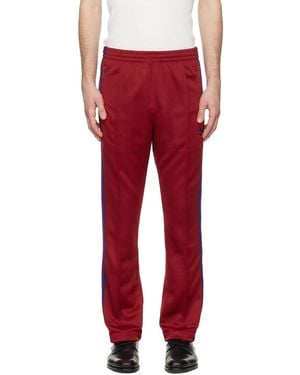 Needles Narrow Track Trousers - Red
