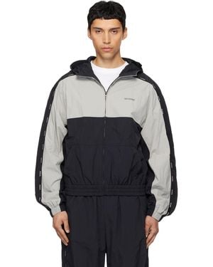 we11done Logo Tape Track Jacket - Black