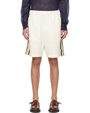 Commas Hand Crochet Trim Shorts - Black