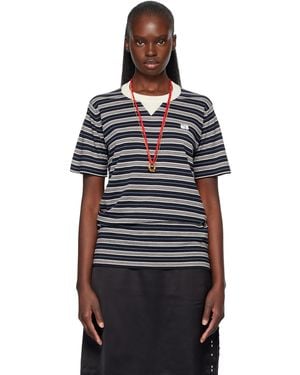 Wales Bonner Off- John Smedley Edition Song T-Shirt - Black