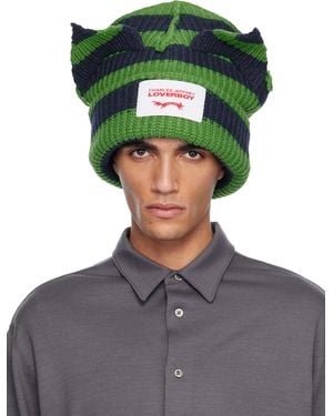 Charles Jeffrey Supersized Chunky Ears Beanie - Green