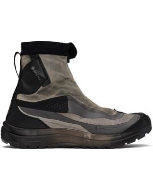 Boris Bidjan Saberi 11 Taupe Salomon Edition Bamba 2 High Gtx V2 Sneakers - Black