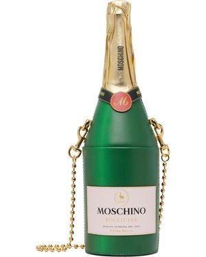 Moschino Champagne Bottle Bag - Green