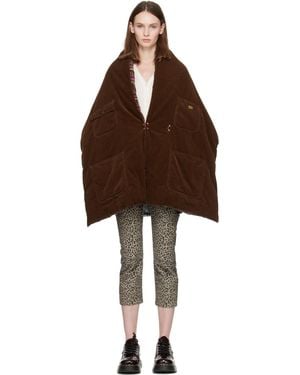 R13 Padded Utility Scarf - Brown