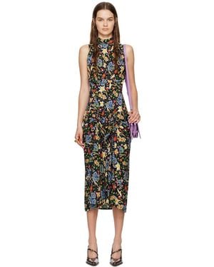 Vivienne Westwood Sleeveless Cj Midi Dress - Black