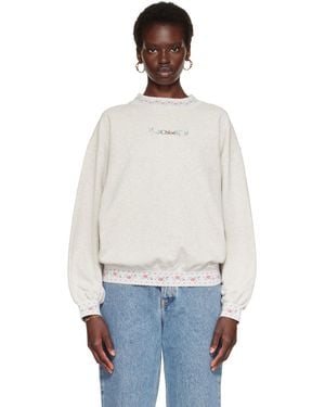 Chloé Cotton Fleece Sweatshirt - White