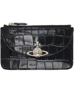 Vivienne Westwood Half Moon Card Holder - Black