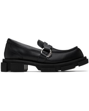 BOTH Paris Gao Pierced Loafers - Black