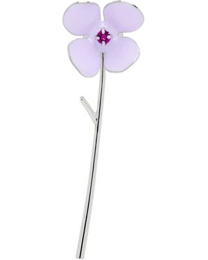 Marni Flower Brooch - Purple
