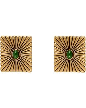 Versace Circe Earrings - Black