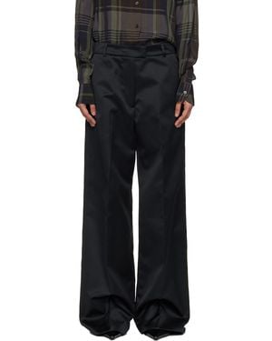 Frankie Shop Brickell Satin Pants - Black