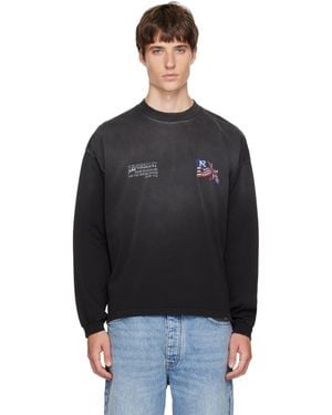 Represent Eagle Long Sleeve T-Shirt - Black