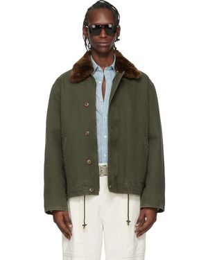 Isabel Marant Khaki Andy Jacket - Black