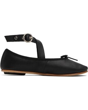 Repetto Sophia Belt Ballerina Flats - Black