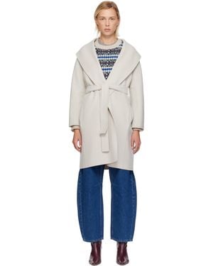 Max Mara ベージュ Messi コート - ブラック