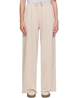 Acne Studios Logo Appliqué Lounge Trousers - Natural