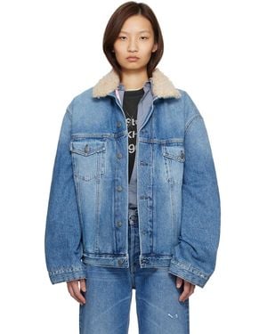 Acne Studios Lined Denim Jacket - Blue