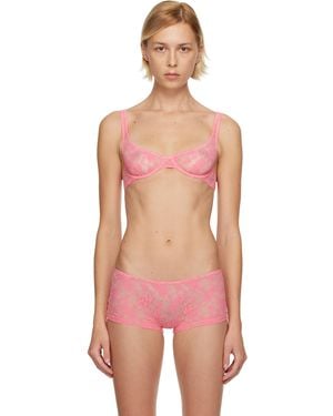 Fruity Booty Lace Shania Bra - Pink