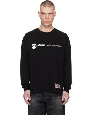 Neighborhood Subware Edition Nh Ls-3 T-Shirt - Black