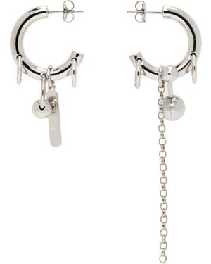 Justine Clenquet Evie Earrings - White
