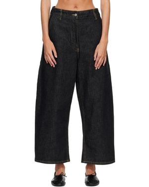 Studio Nicholson Chalco Wide Leg Jeans - Black