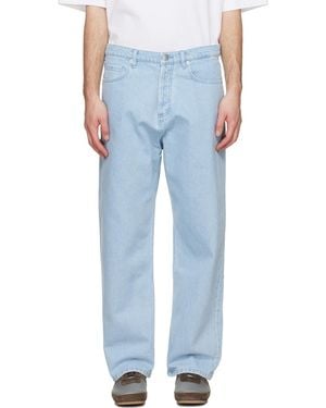 Maison Kitsuné Wide Jeans - Blue