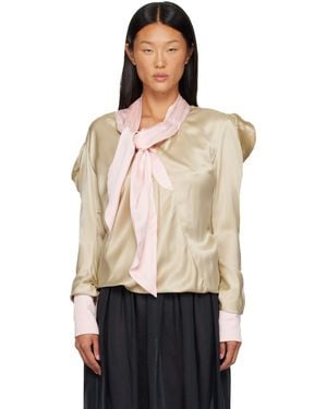 Kiko Kostadinov Evelyn Blouse - Natural