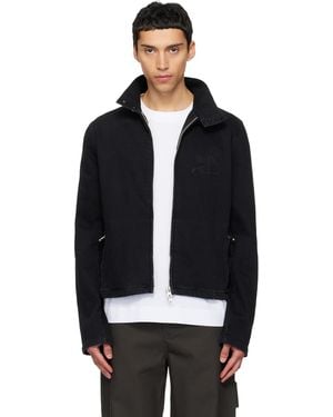 Courreges City Shadow Denim Jacket - Black