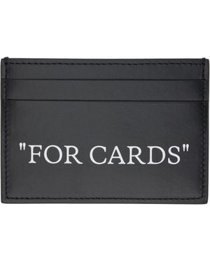Off-White c/o Virgil Abloh Quote Card Holder - Black