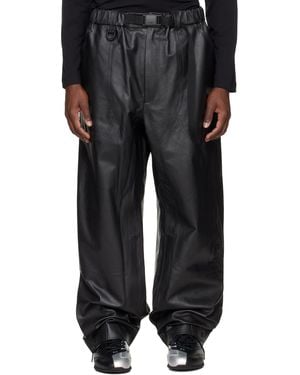 Y-3 Mercedes-Amg F1 Edition Racing Leather Trousers - Black