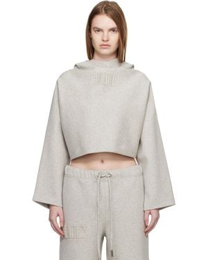 Jean Paul Gaultier 'The Embossed Gaultier' Hoodie - White