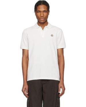 Moncler Archivio Ss Polo - White