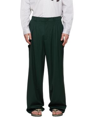 Kiko Kostadinov Andras Formal Trousers - Green