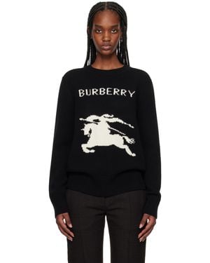 Burberry ブラック Ekd ウール カシミヤ セーター