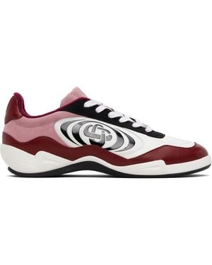 CASABLANCA Burgundy & Squash Indoor Trainers - Black