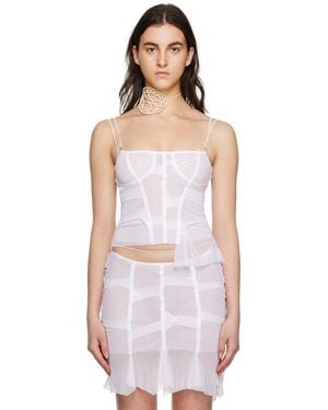 nastyamasha Camisole Blanche Exclusive À Ssense