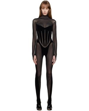 Wolford Muglerエディション ジャンプスーツ - ブラック