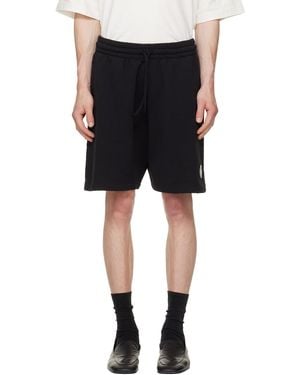 Palm Angels Tree Logo Sweat Shorts - Black
