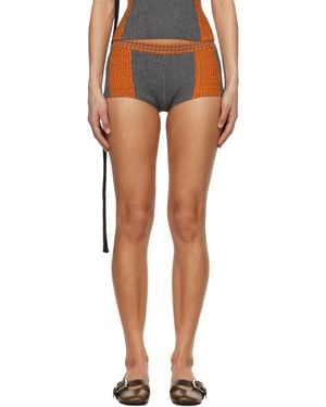 OTTOLINGER Textured Knit Team Shorts - Black