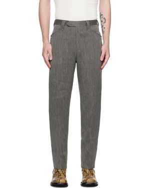 The Letter Western Pants - Black