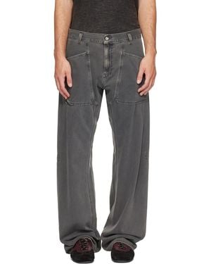 DIESEL D-Zeta Relaxed Regular Waist Jeans - Grey